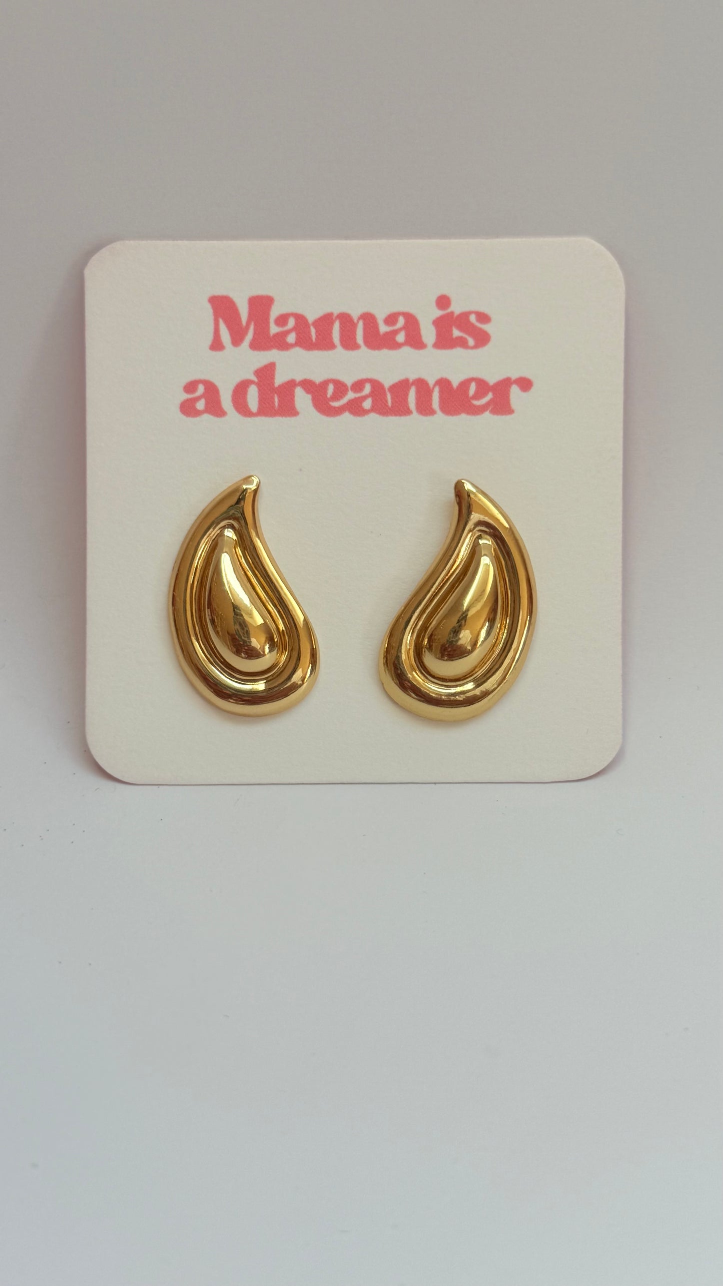 Tear drop earrings