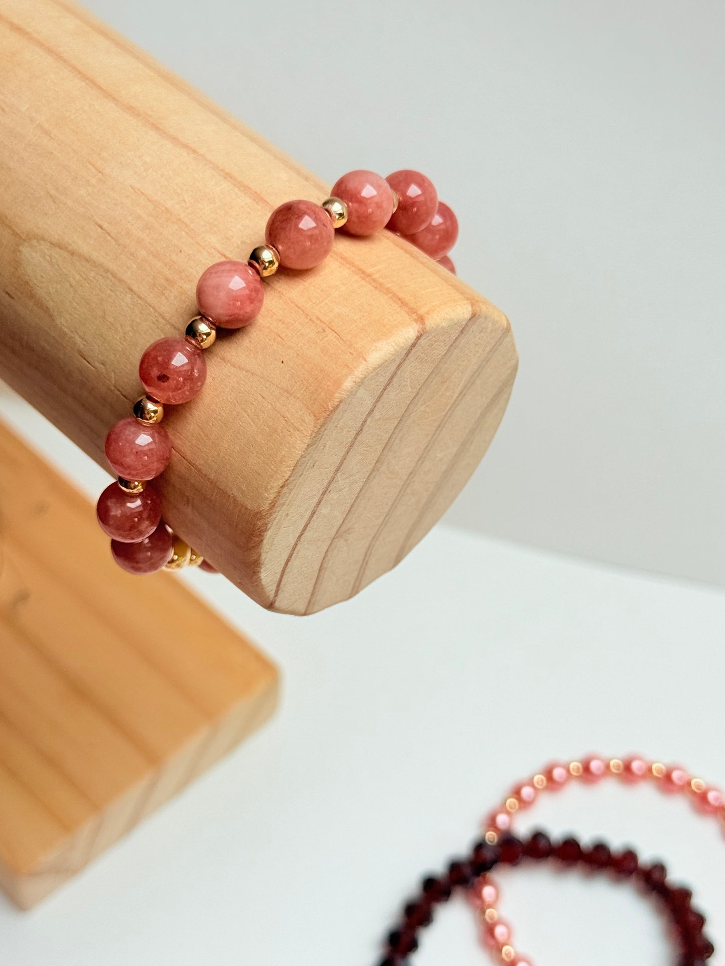 Almond natural stone bracelet