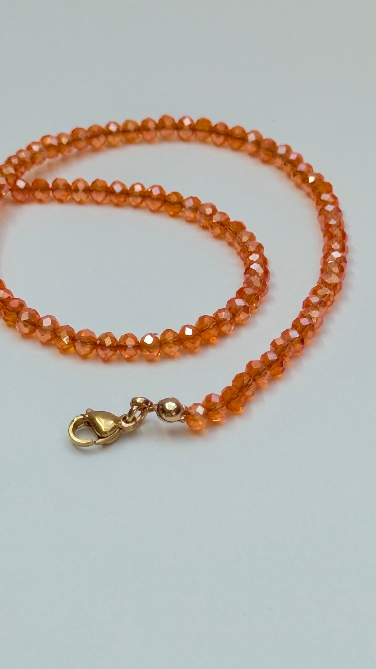 Candy orange necklace