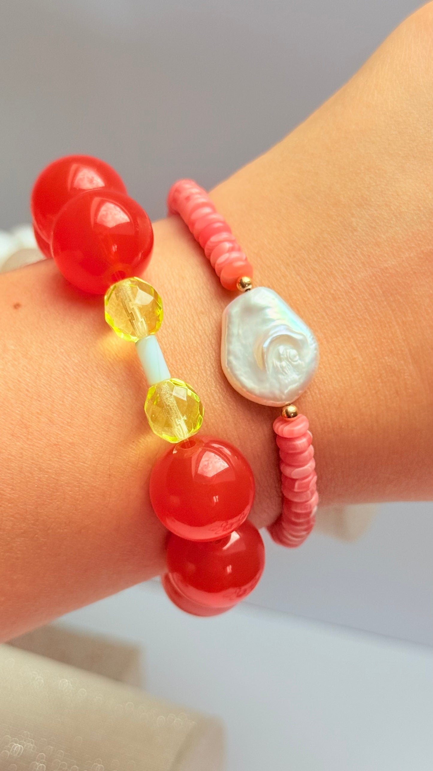 Coral neo bracelet