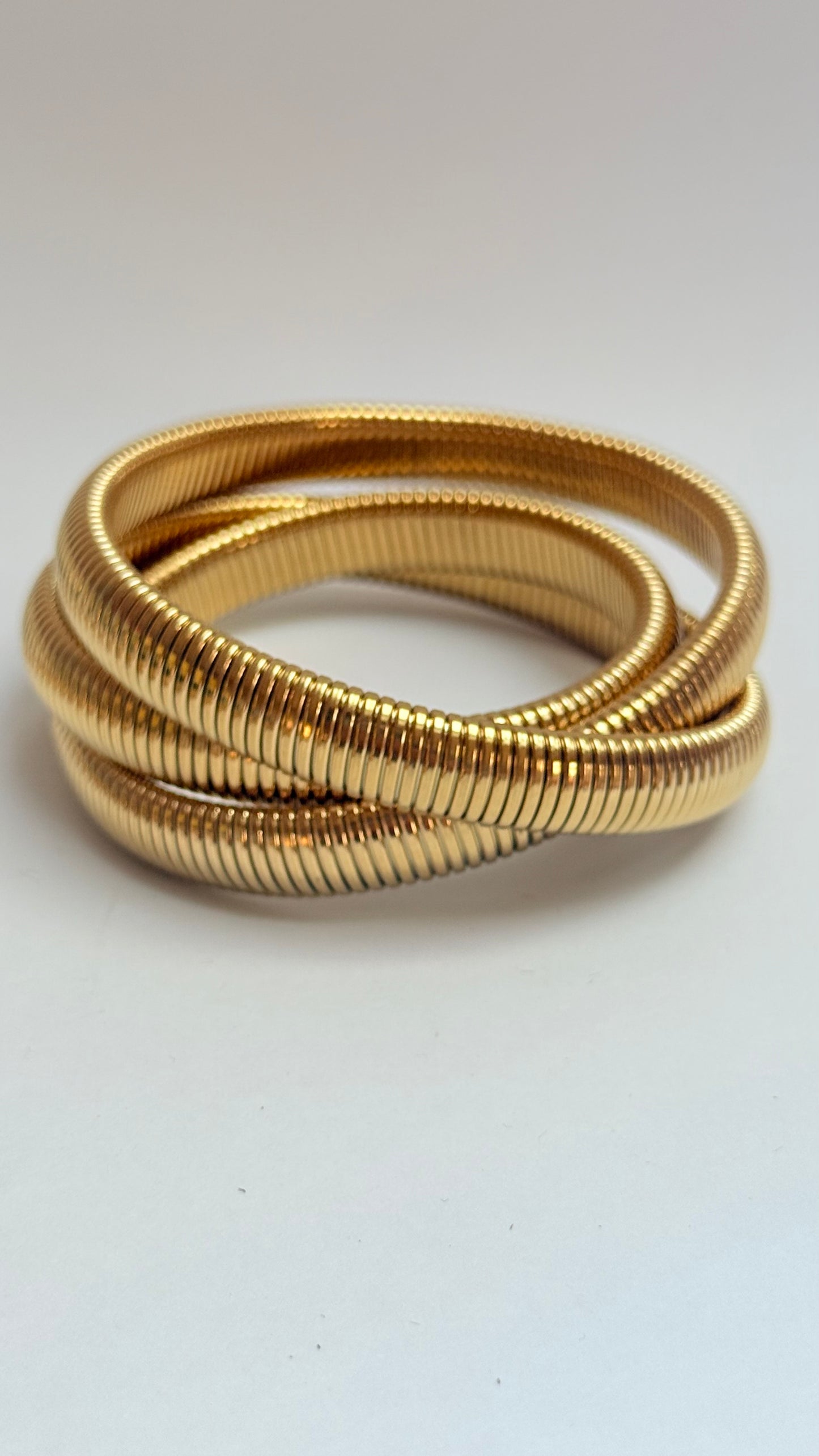 Triple wrap bangle