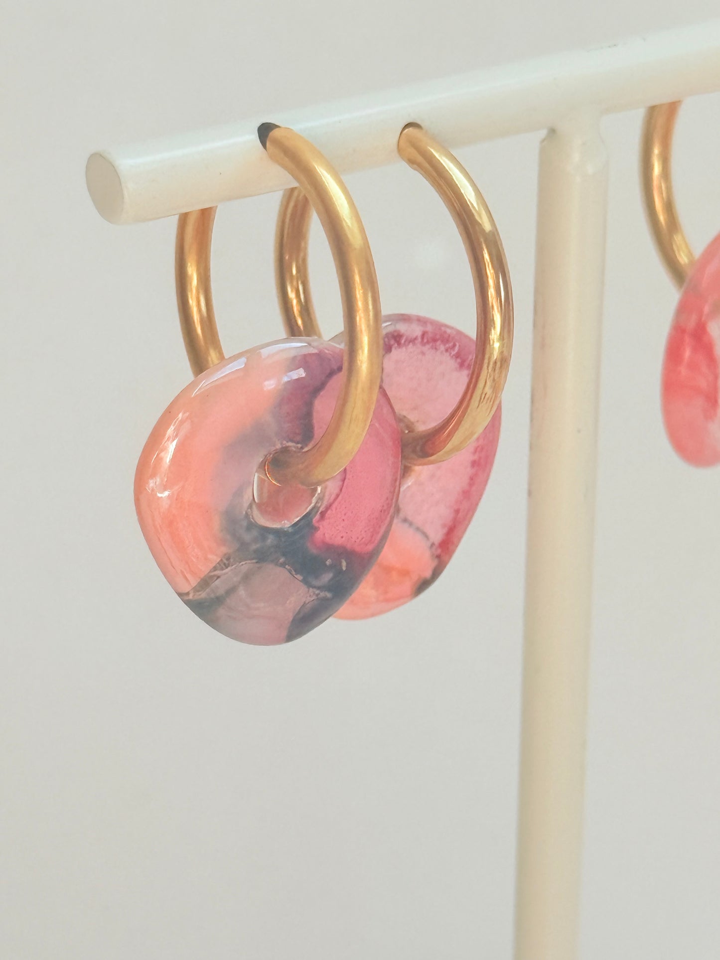 Ceramic doughnut Hoops