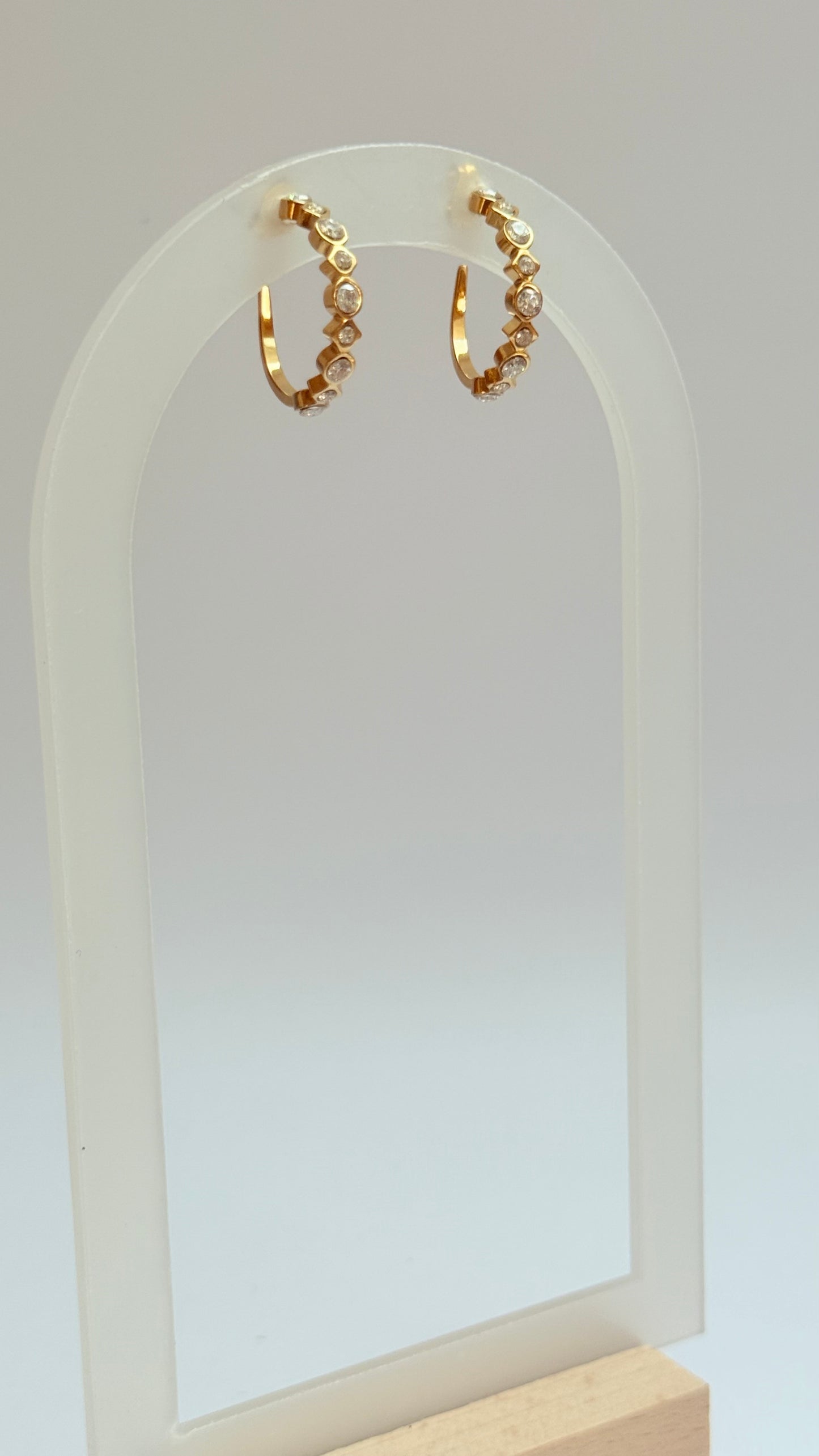 Rhinestone hoops