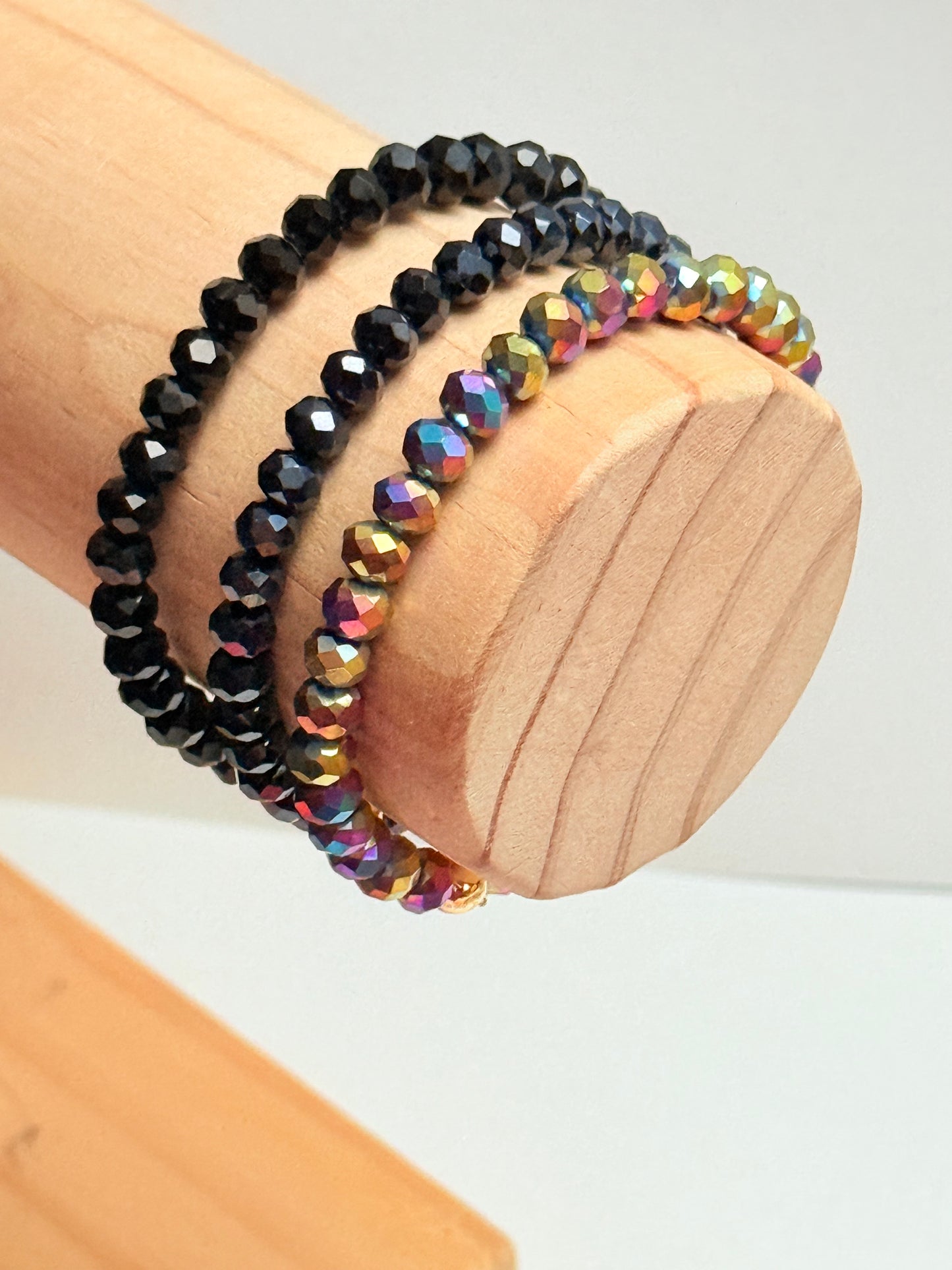 Midnight Navy crystal bracelets