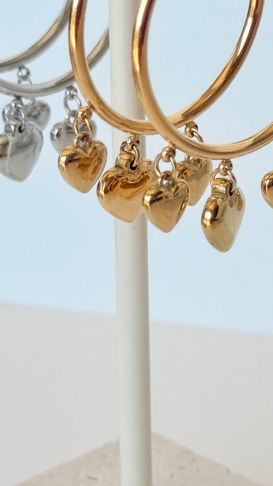 Carla heart hoops