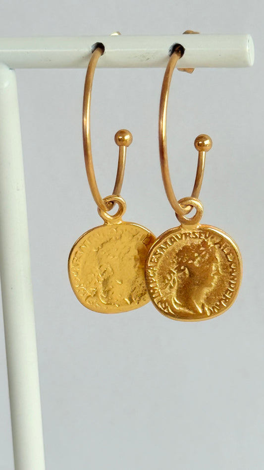 Roman coin hoops