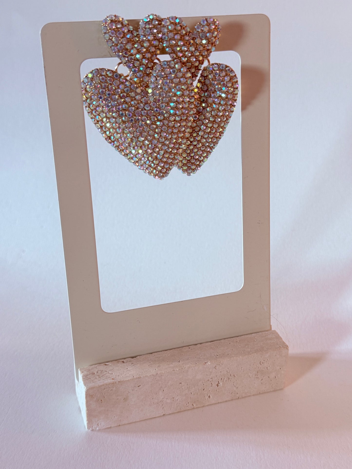 Sparkle Heart Earrings