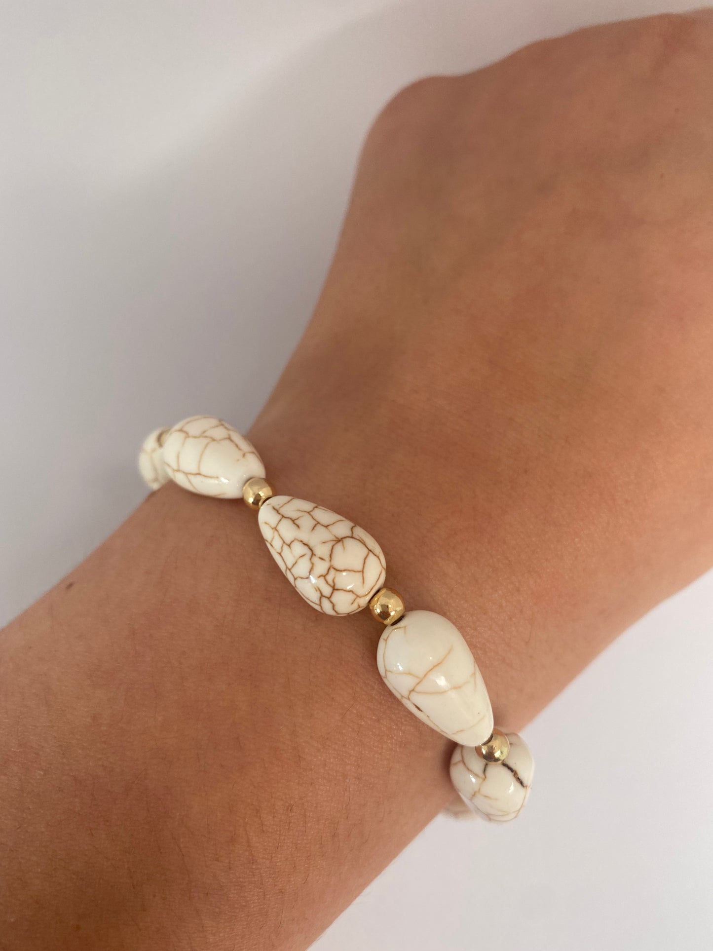 Cream Ceramic bracelet