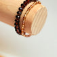 Amber crystal bracelets