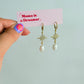 Pearl & Star drop earring