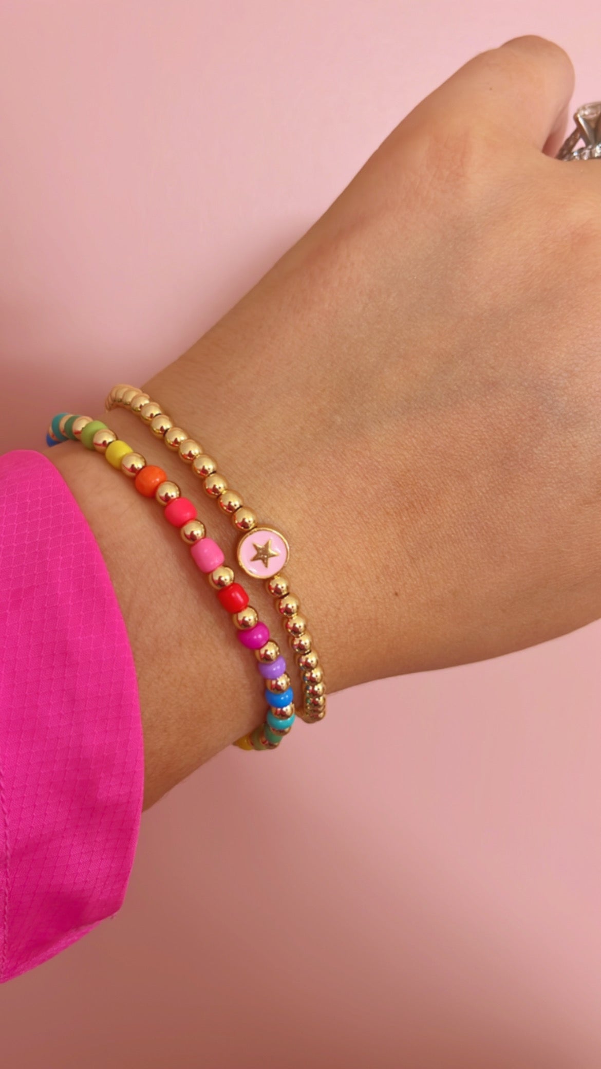 Pop of colour bracelet