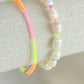 Neon candy bracelet