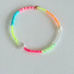 Neon candy pearl bracelet