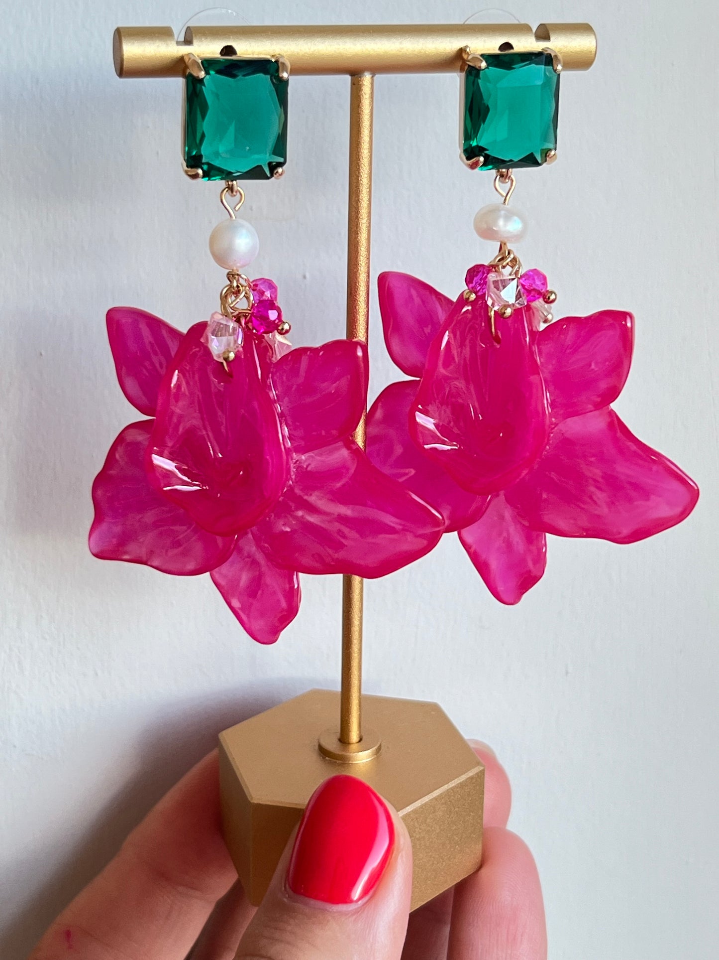 Crystal  flower Earrings