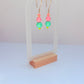 Watermelon Marquise earrings