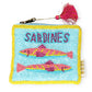 Sardines hand beaded  purse