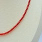 Candy red necklace