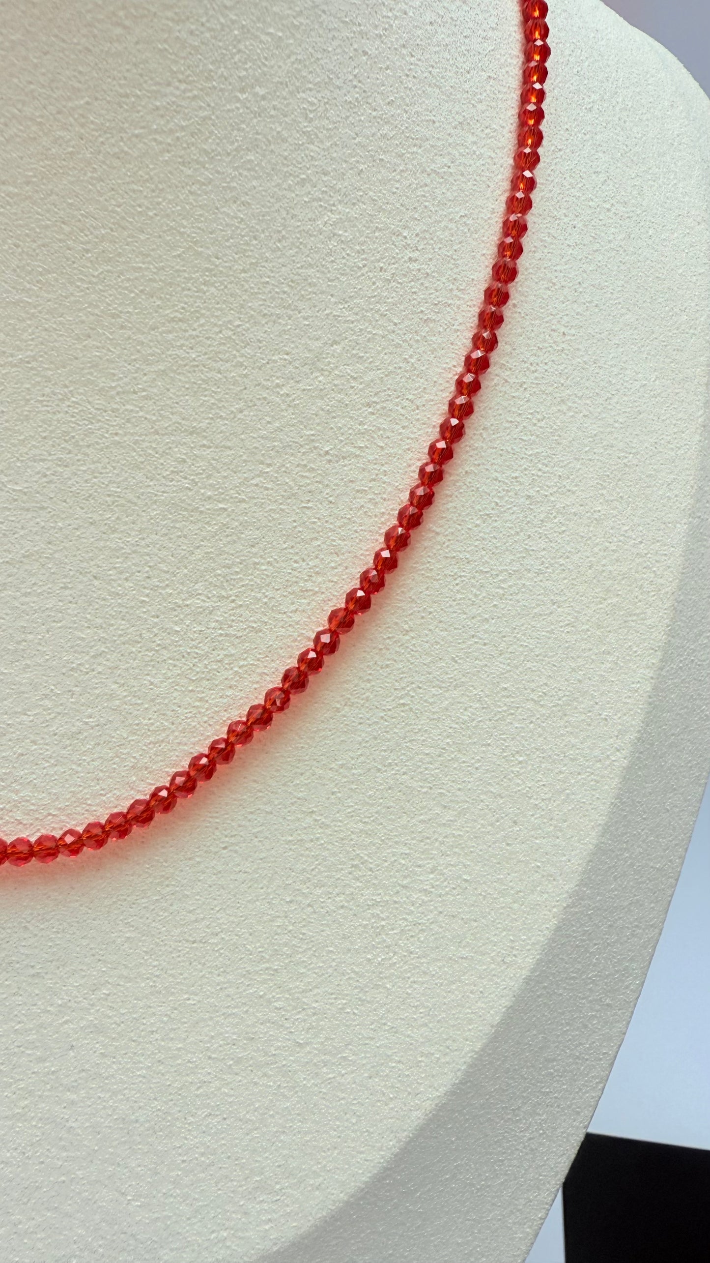 Candy red necklace