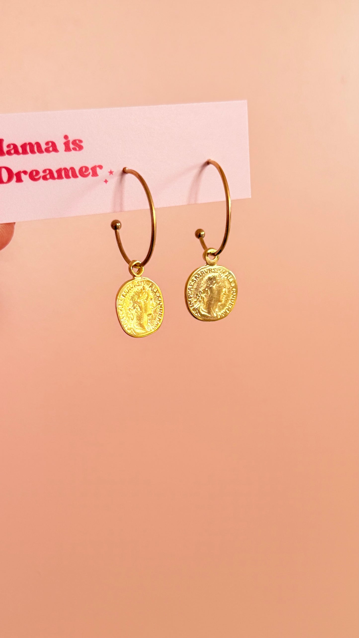 Roman coin hoops