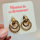 Swirl earrings