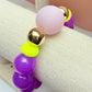 Purple neon pop bracelet