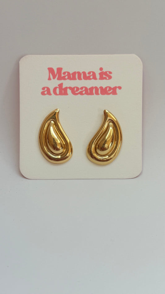 Tear drop earrings