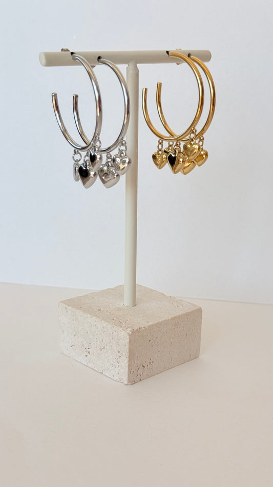 Carla heart hoops