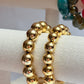 Gold acrylic bracelet