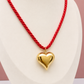 Red heart necklace