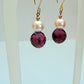 Purple haze Marquise earrings
