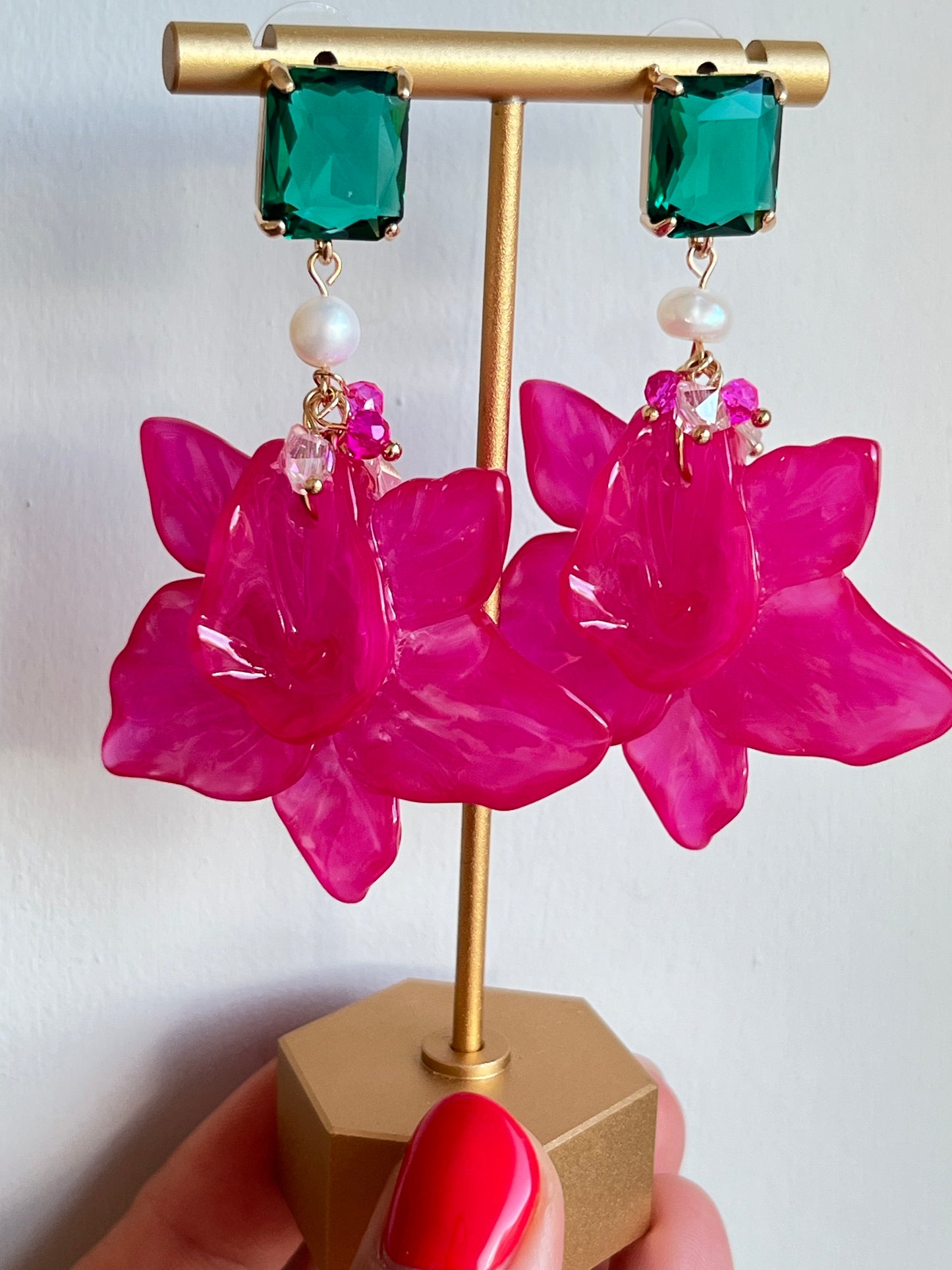 Crystal  flower Earrings