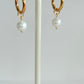 Idoya shell pearl hoops