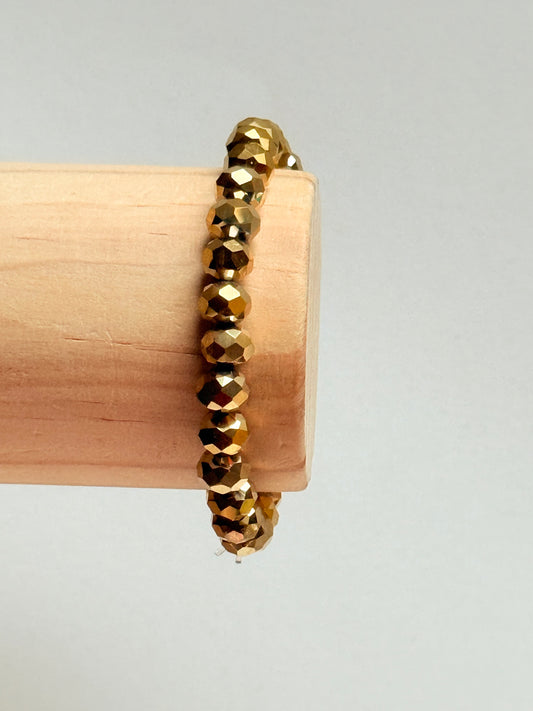 Gold  crystal bracelets
