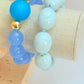 Blue pop bracelet