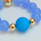 Blue pop bracelet