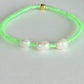 Neon pearl bracelet