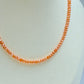 Candy orange  necklace
