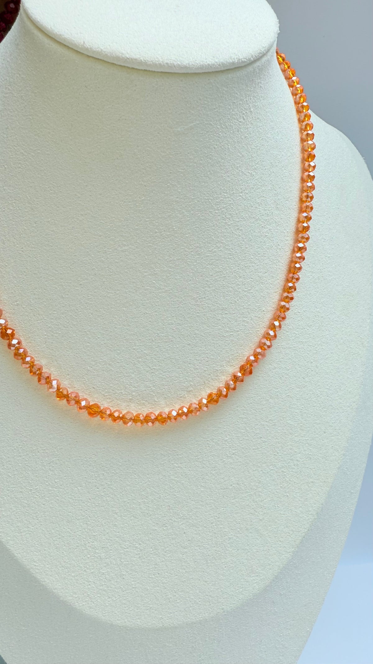 Candy orange  necklace