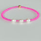 Neon pearl bracelet