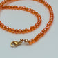 Candy orange  necklace