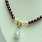 Handmade Fireball pearl charm