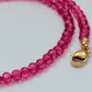Candy pink necklace