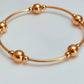 Izzy gold filled tube bracelet