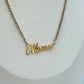 ‘Mama’ tennis necklace