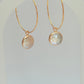 Fresh water Pearl Hoops