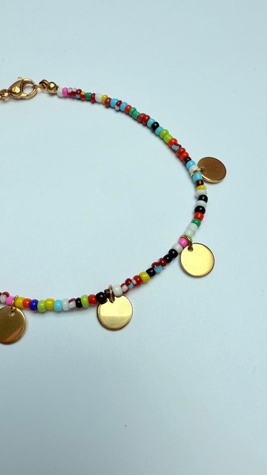 Summer beaded anklet