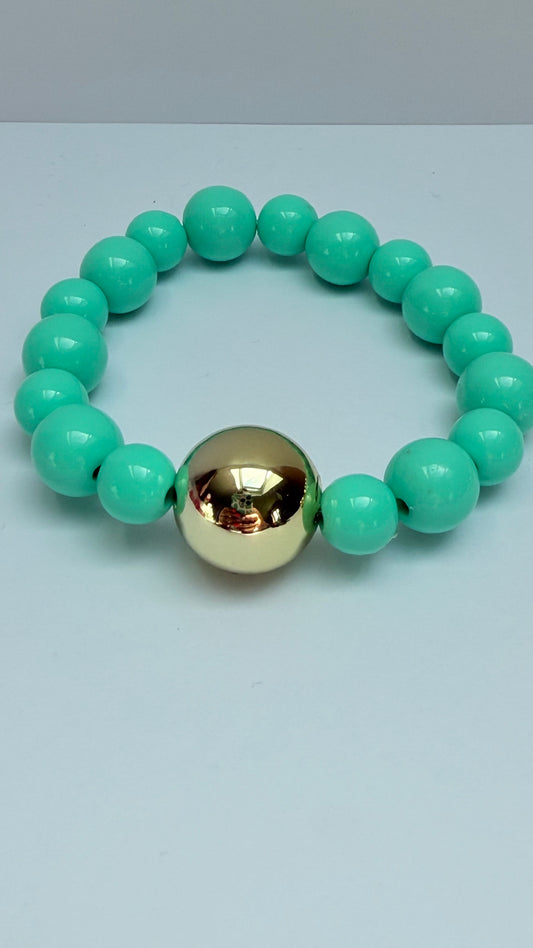 Seafoam green bracelet