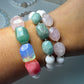 Rose quartz Trio bracelet