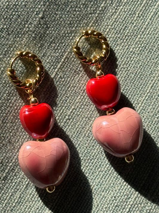 Ceramic  hearts