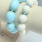 White jade rainbow bracelet